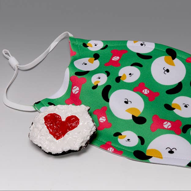 ADJUSTABLE Happy Howl-idays Face Mask LIANE FRIED STUDIO