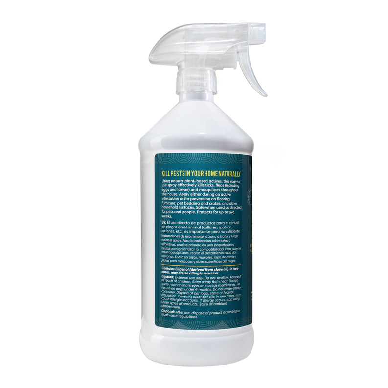 ALZOO Plant-Base Flea & Tick Home Spray, 32oz ALZOO