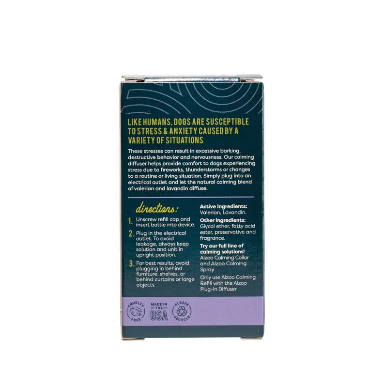 ALZOO Plant-Based Calming Diffuser Refill Dog ALZOO