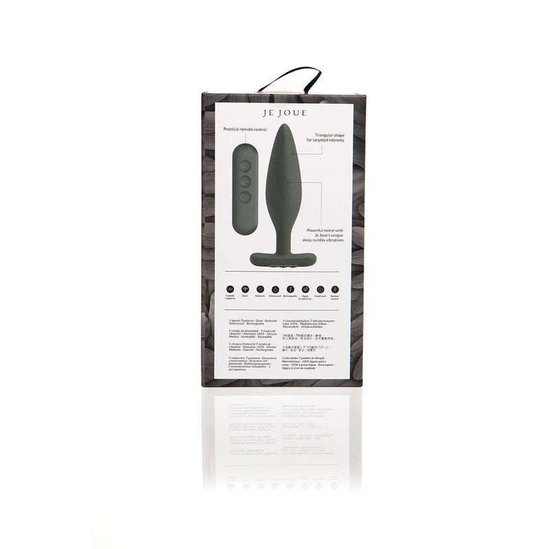 Je Joue Egon Vibrating Plug - Black Je Joue