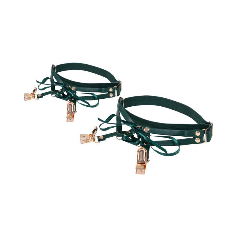 SS S&M Indica Laced Up Garters Sportsheets