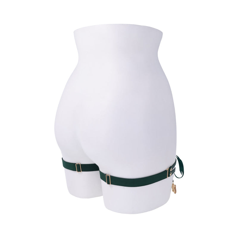 SS S&M Indica Laced Up Garters Sportsheets