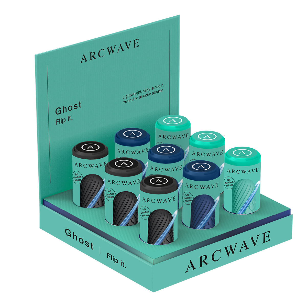 Arcwave Ghost Pocket Stroker Counter Display 9pk Arcwave