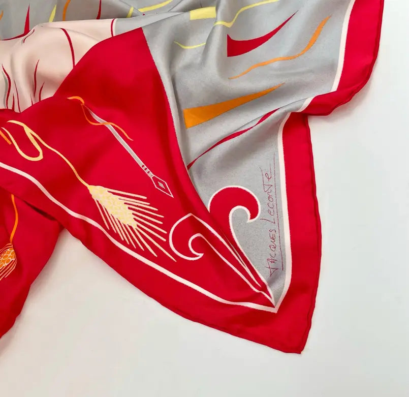 ARIES SILK SCARF - JACQUES LECONTE Mai Desiree