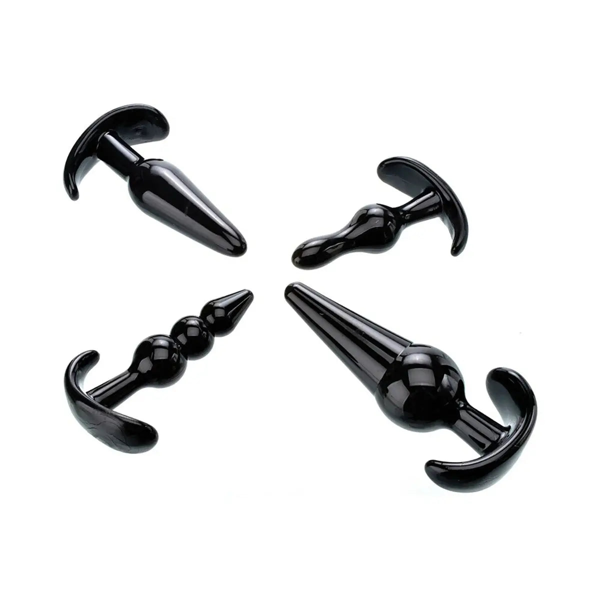 A&E 4-Piece Anal Plug Kit BAG PHE / Adam & Eve