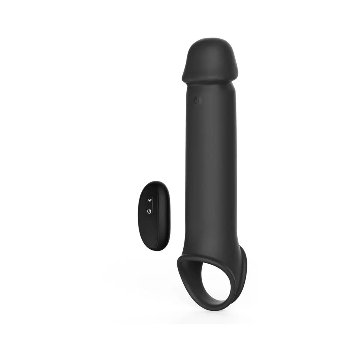 A&E Adam's XL Vibrating Extension Sil RC - GreatEagleInc