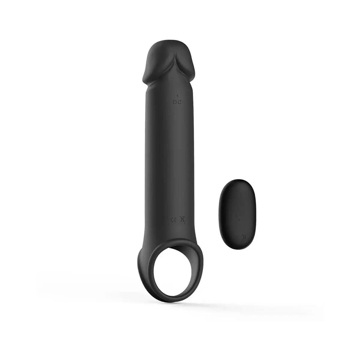 A&E Adam's XL Vibrating Extension Sil RC - GreatEagleInc