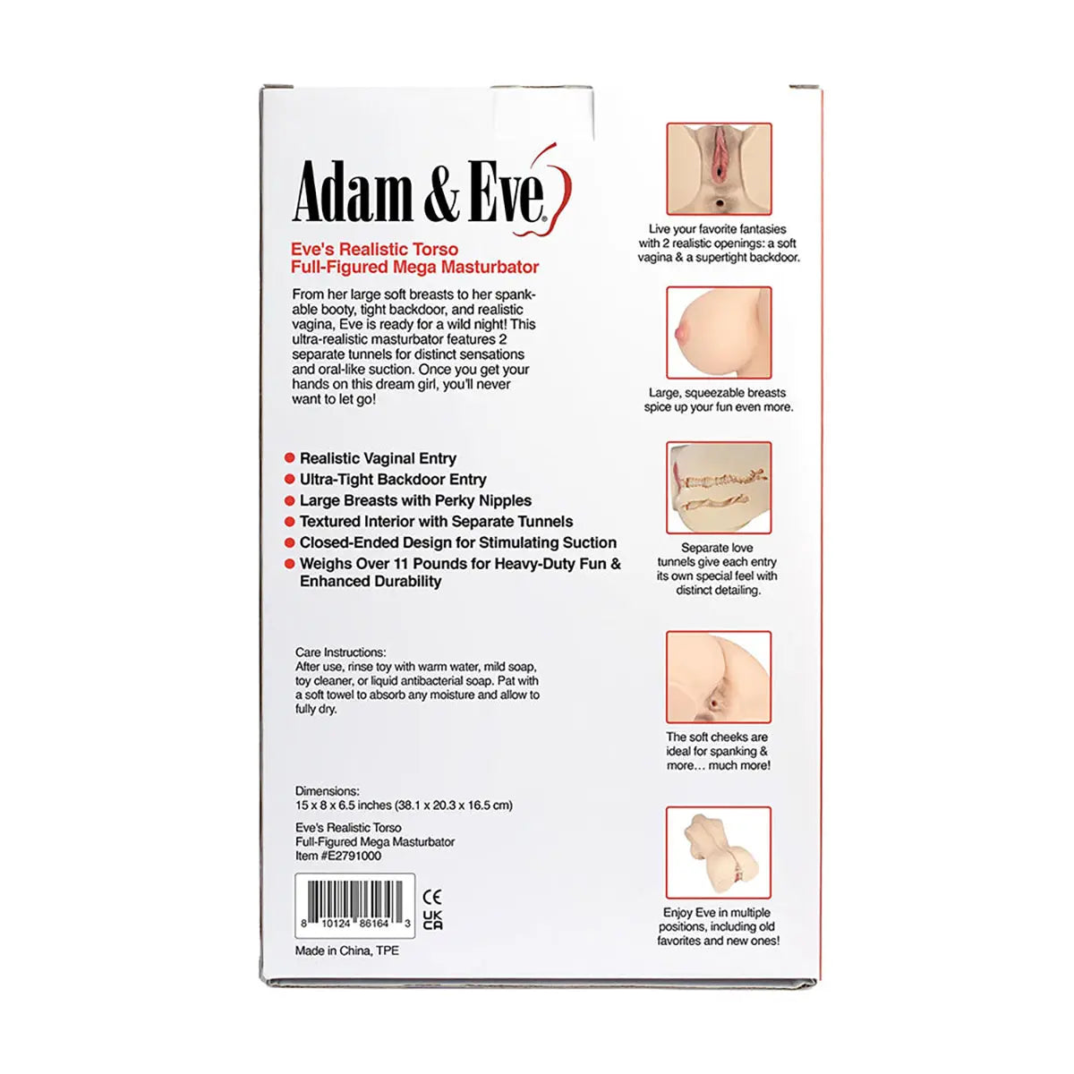 A&E Eve The Girl Next Door Real Torso PHE / Adam & Eve