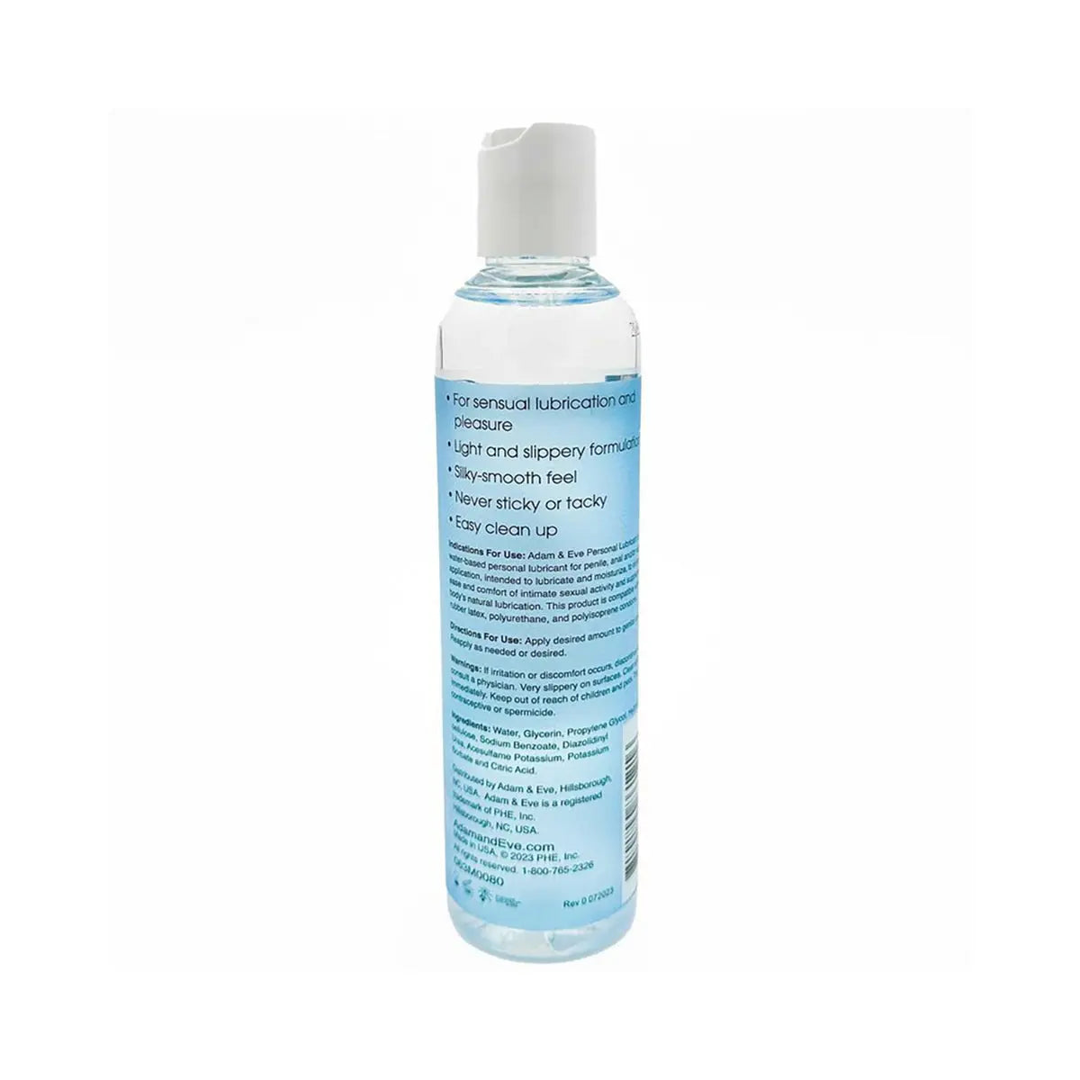 A&E Personal Water-Based Lubricant 8 oz. PHE / Adam & Eve
