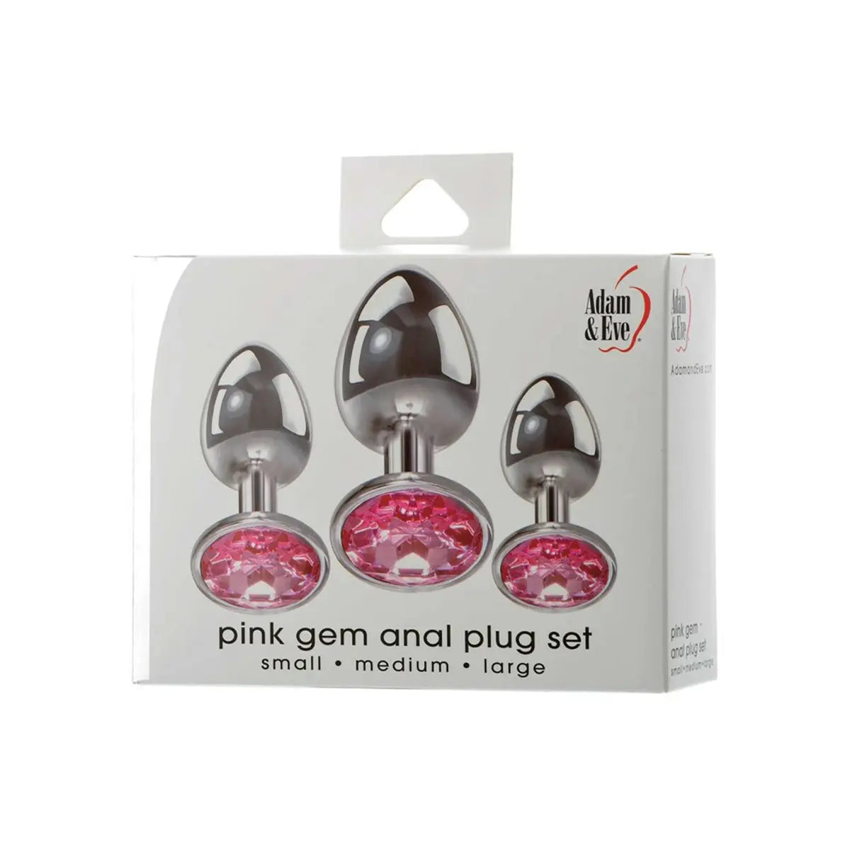 A&E Pink Gem Anal Plug Set PHE / Adam & Eve