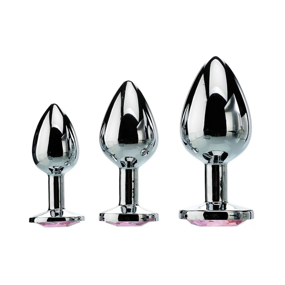 A&E Pink Gem Anal Plug Set PHE / Adam & Eve
