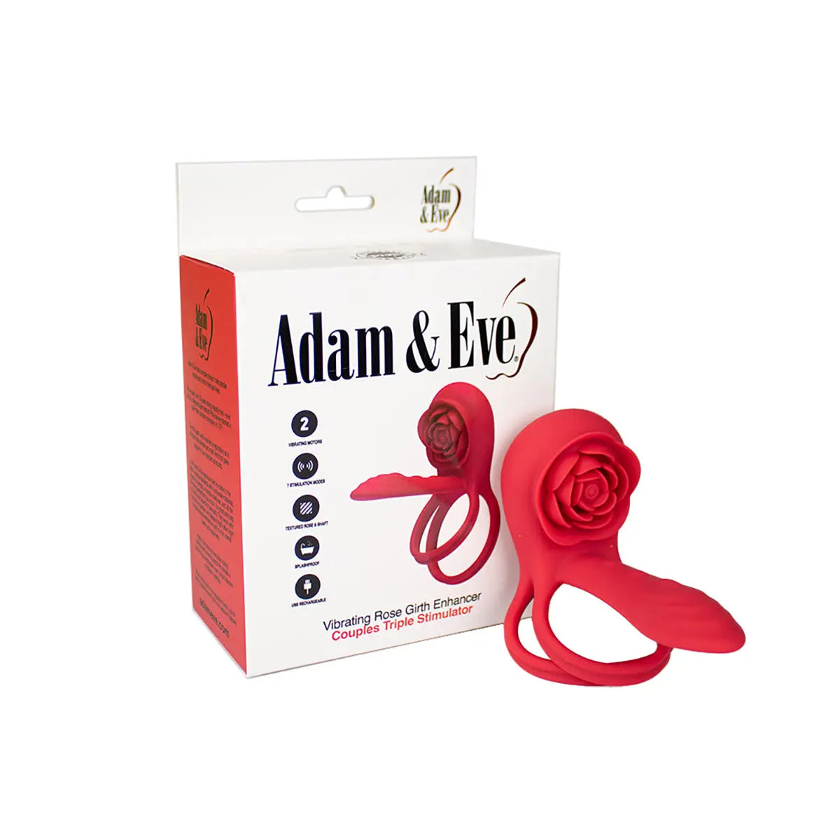 A&E Rose Vibrating C-Ring PHE / Adam & Eve