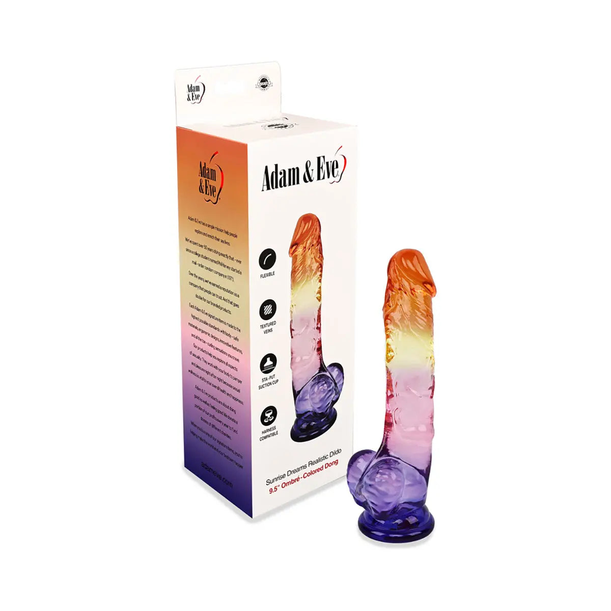 A&E Sunrise Dreams Realistic Dildo 9.5in PHE / Adam & Eve