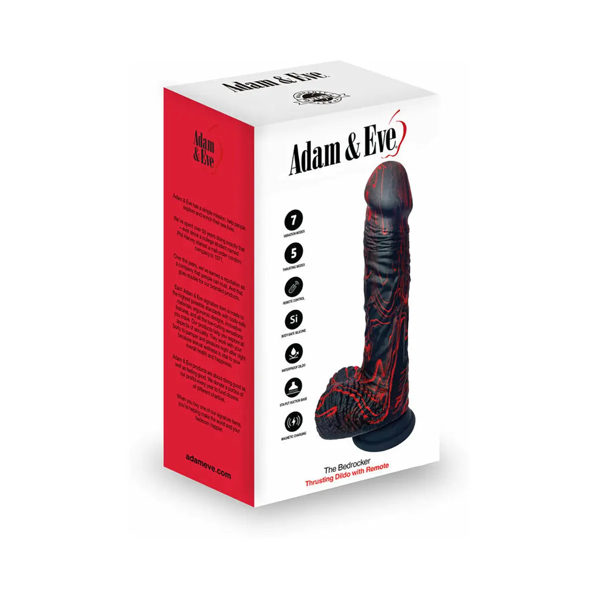 A&E The Bedrocker Thrusting Dildo PHE / Adam & Eve