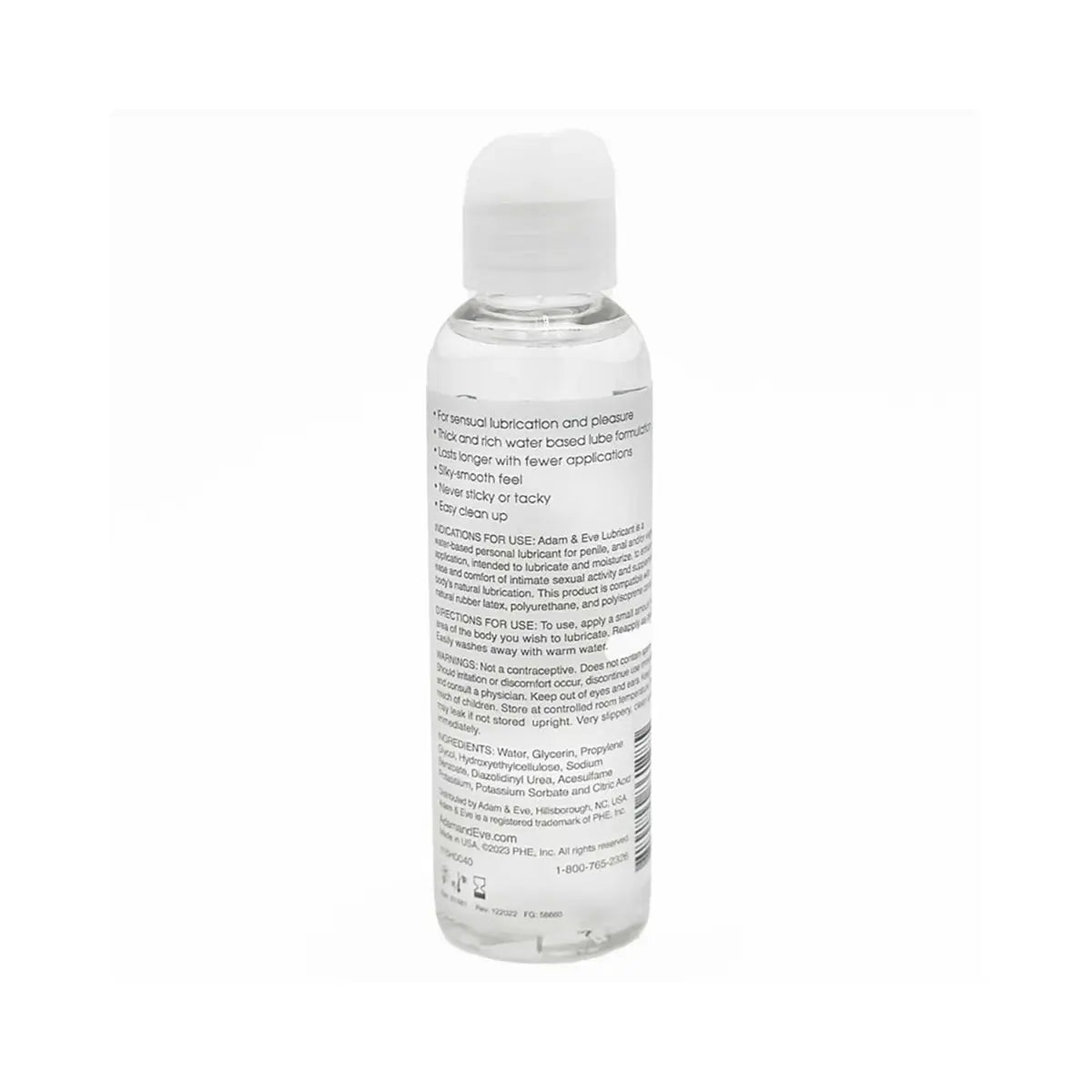 A&E Water-Based Lubricant 4 oz. PHE / Adam & Eve