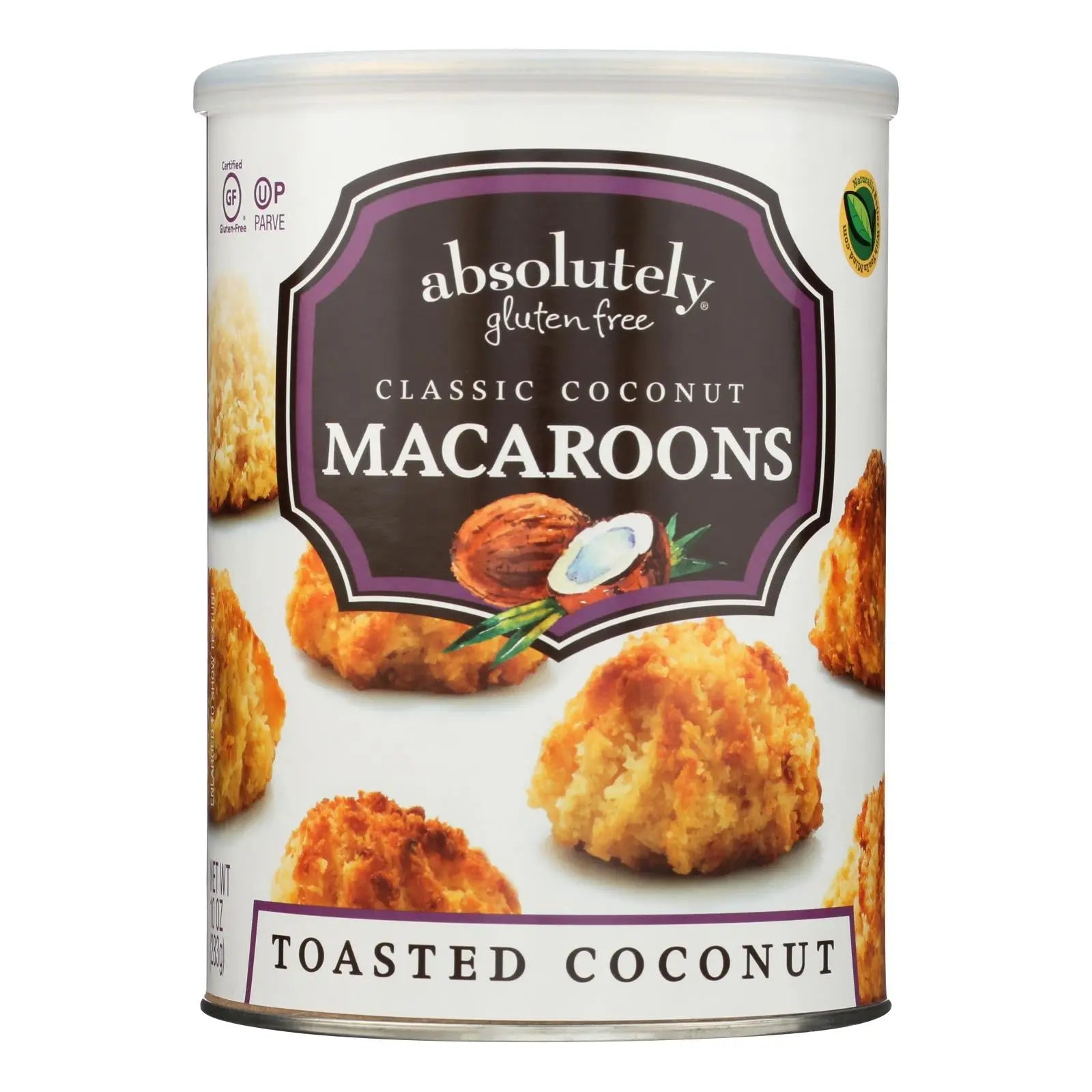 Absolutely Gluten Free Macaroons - Coconut - Classic - Case Of 6 - 10 Oz Absolutely Gluten Free