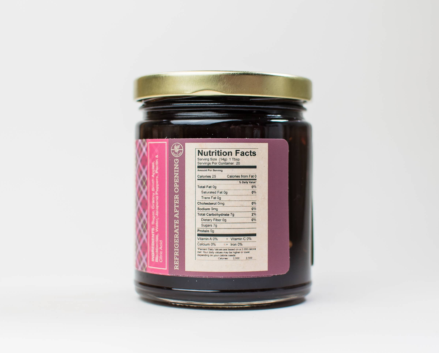 Adams Apple Spicy Blackberry Pepper Jam Adams Apple Company