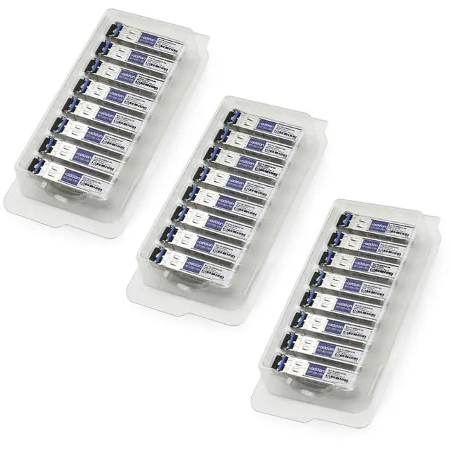 AddOn 24-Pack of Cisco GLC-FE-100FX24 Compatible TAA Compliant 100Base-FX SFP Transceiver (MMF, 1310nm, 2km, LC) AddOn