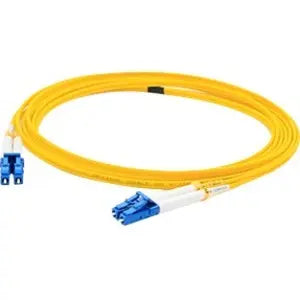 AddOn 3m ALC (Male) to LC (Male) Yellow OS1 Duplex Fiber OFNR (Riser-Rated) Patch Cable AddOn