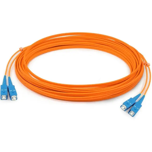 AddOn 3m SC (Male) to SC (Male) Orange OM1 Duplex Fiber OFNR (Riser-Rated) Patch Cable AddOn
