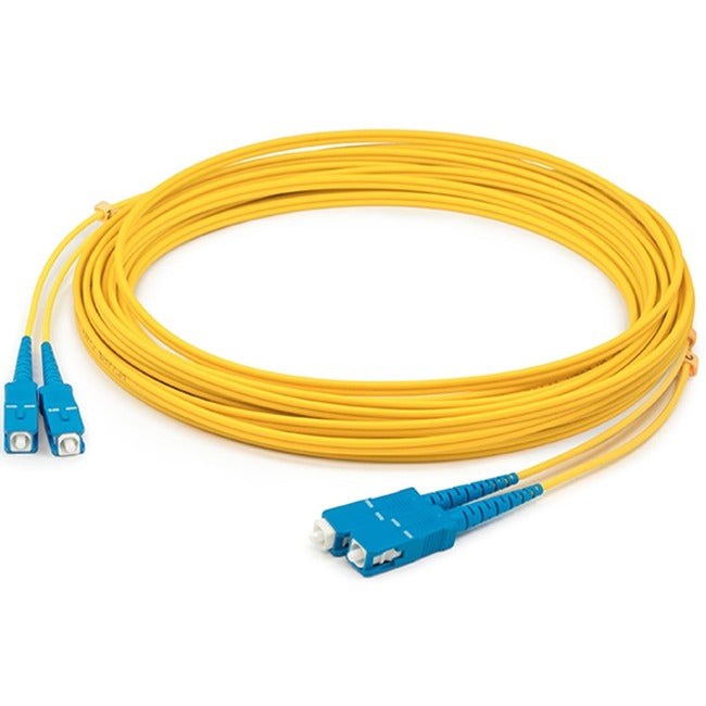 AddOn 3m SC (Male) to SC (Male) Yellow OS1 Duplex Fiber OFNR (Riser-Rated) Patch Cable AddOn
