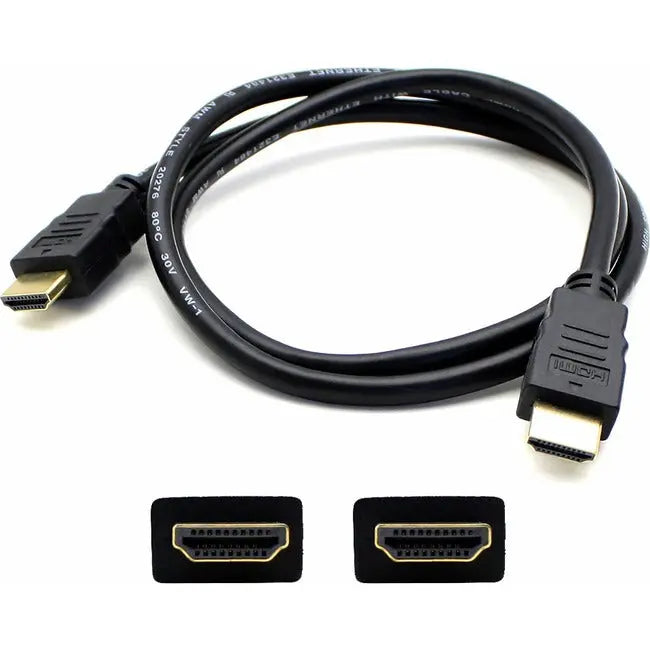 AddOn 5-Pack of 10ft HDMI Male to Male Black Cables AddOn