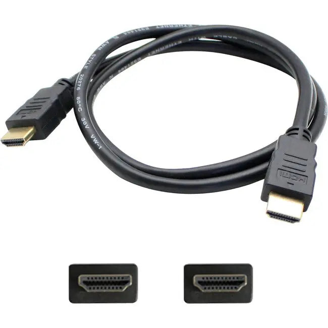 AddOn 5-Pack of 10ft HDMI Male to Male Black Cables AddOn