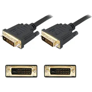 AddOn 5-Pack of 1ft DVI-D Male to Male Black Cables AddOn