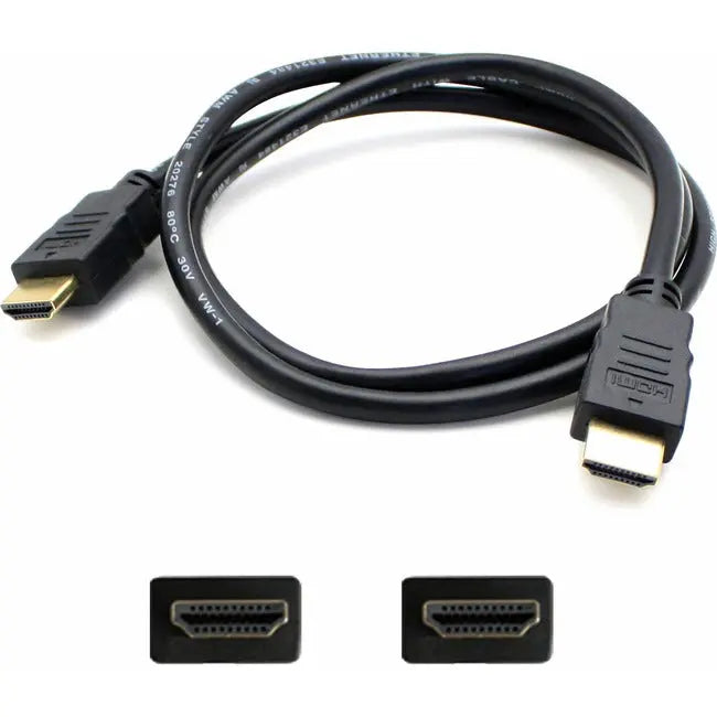 AddOn 5-Pack of 20ft HDMI Male to Male Black Cables AddOn