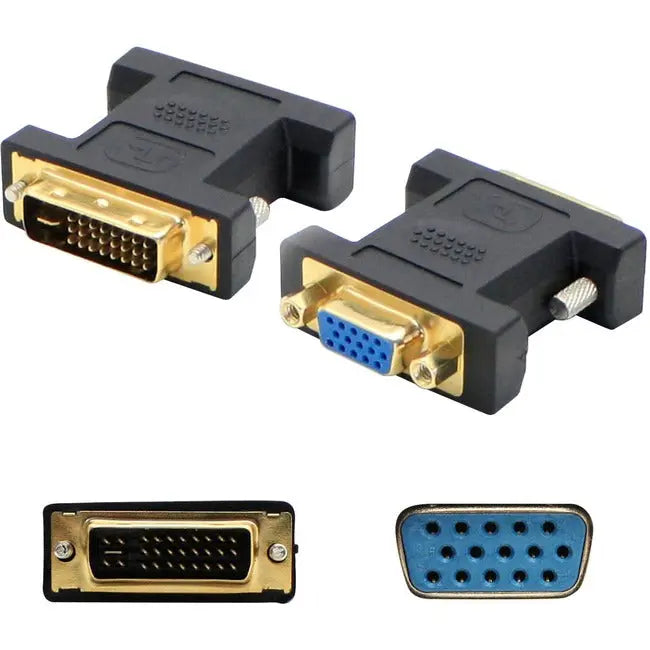 AddOn 5-Pack of DVI-I Male to VGA Female Black Adapters AddOn