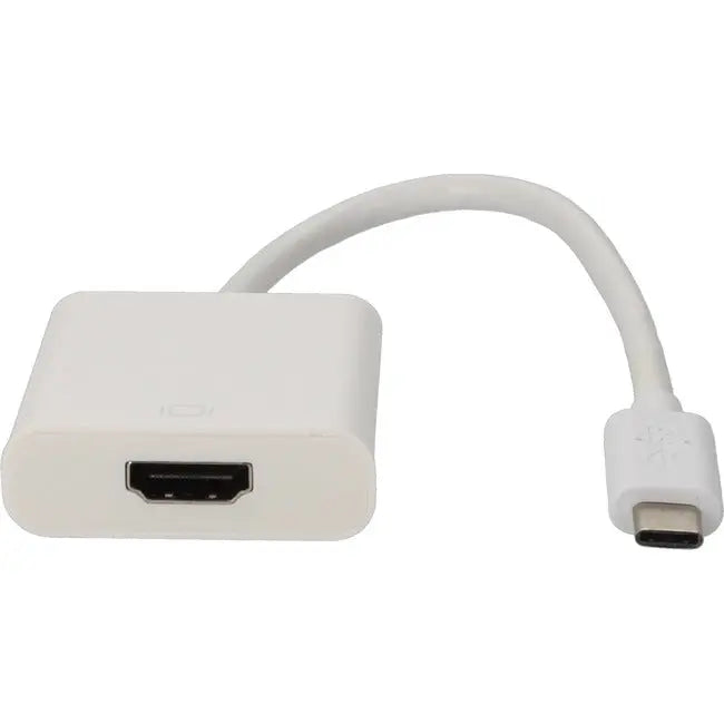 AddOn 9in USB 3.1 (C) Male to HDMI Female White Video Adapter AddOn