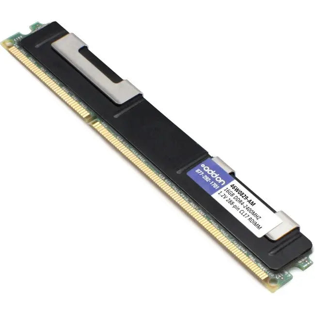 AddOn AM2400D4DR4RN/16G x1 IBM 46W0829 Compatible Factory Original 16GB DDR4-2400MHz Registered ECC Dual Rank x4 1.2V 288-pin CL17 RDIMM AddOn