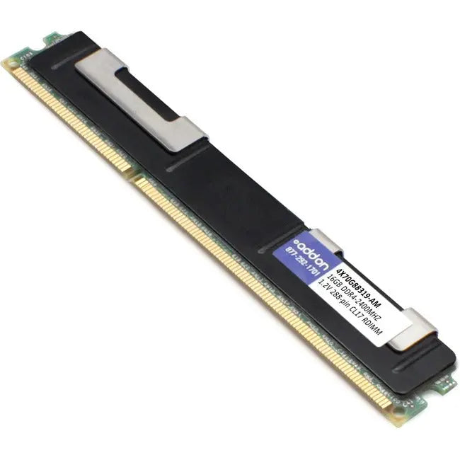 AddOn AM2400D4DR4RN/16G x1 Lenovo 4X70G88319 Compatible Factory Original 16GB DDR4-2400MHz Registered ECC Dual Rank x4 1.2V 288-pin CL17 RDIMM AddOn