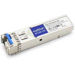 AddOn Alcatel-Lucent ISFP-GIG-BX-D Compatible TAA Compliant 1000Base-BX SFP Transceiver (SMF, 1490nmTx/1310nmRx, 10km, LC, DOM) AddOn