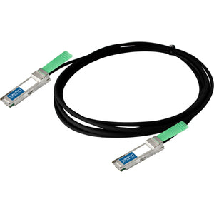 AddOn Arista Networks CAB-Q-Q-3M Compatible TAA Compliant 40GBase-CU QSFP+ to QSFP+ Direct Attach Cable (Passive Twinax, 3m) AddOn