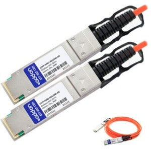 AddOn Cisco Compatible TAA Compliant 40GBase-AOC QSFP+ to QSFP+ Direct Attach Cable (850nm, MMF, 20m) AddOn