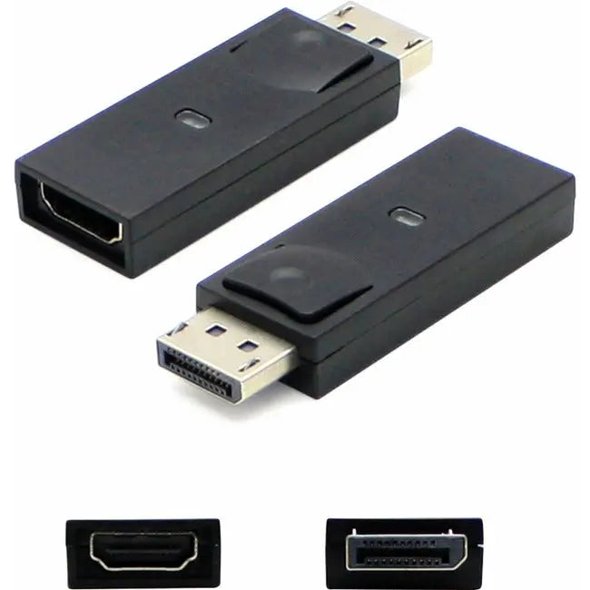 AddOn DisplayPort Male to HDMI Female Black Adapter (Requires DP++) AddOn