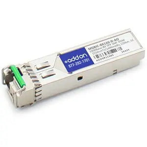 AddOn Enterasys MGBIC-BX120-D Compatible TAA Compliant 1000Base-BX SFP Transceiver (SMF, 1550nmTx/1490nmRx, 120km, LC, DOM) AddOn
