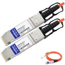AddOn Finisar FCBN410QB1C20 Compatible TAA Compliant 40GBase-AOC QSFP+ to QSFP+ Direct Attach Cable (850nm, MMF, 20m) AddOn