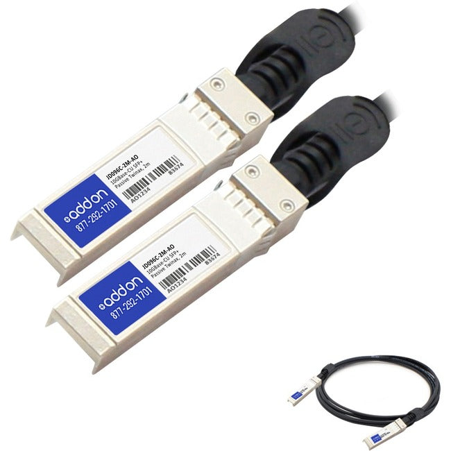 AddOn HP Compatible TAA Compliant 10GBase-CU SFP+ to SFP+ Direct Attach Cable (Passive Twinax, 2m) AddOn