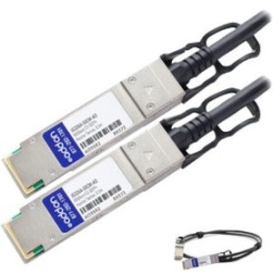 AddOn HP Compatible TAA Compliant 40GBase-CU QSFP+ to QSFP+ Direct Attach Cable (Passive Twinax, 0.5m) AddOn