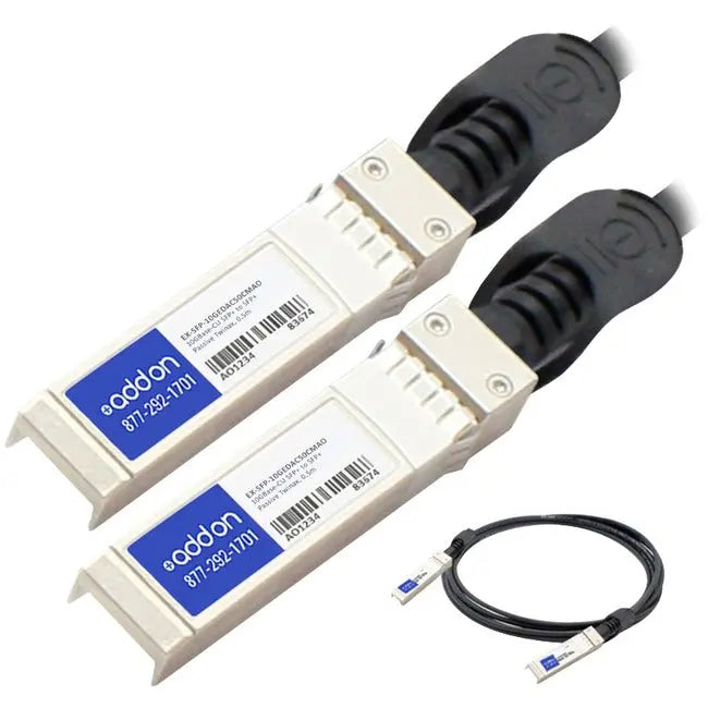 AddOn Juniper Networks Compatible TAA Compliant 10GBase-CU SFP+ to SFP+ Direct Attach Cable (Passive Twinax, 0.5m) AddOn