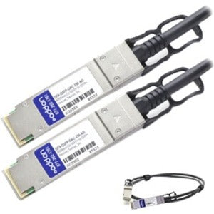 AddOn Juniper Networks QFX-QSFP-DAC-2M Compatible TAA Compliant 40GBase-CU QSFP+ to QSFP+ Direct Attach Cable (Passive Twinax, 2m) AddOn
