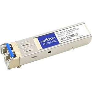 AddOn MSA and TAA Compliant 1000Base-CWDM SFP Transceiver (SMF, 1510nm, 80km, LC) AddOn
