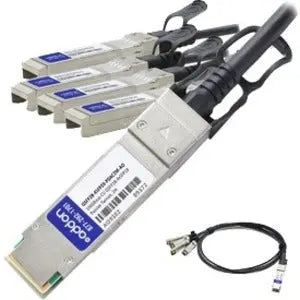 AddOn MSA and TAA Compliant 100GBase-CU QSFP28 to 4xSFP28 Direct Attach Cable (Passive Twinax, 2m) AddOn