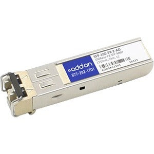 AddOn ZyXEL SFP-100-FX-2 Compatible TAA Compliant 100Base-FX SFP Transceiver (MMF, 1310nm, 2km, LC) AddOn