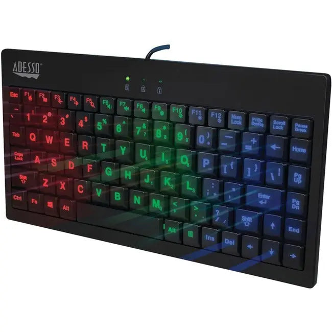 Adesso SlimTouch 110 - 3-Color Illuminated Mini Keyboard Adesso, Inc