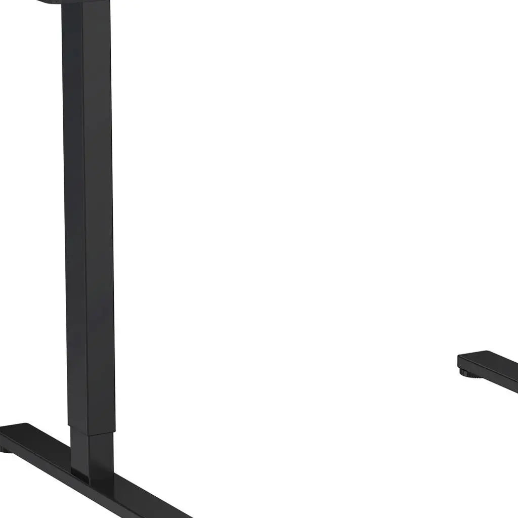 Adjustable Black Wood and Stainless Steel Standing Desk Homeroots