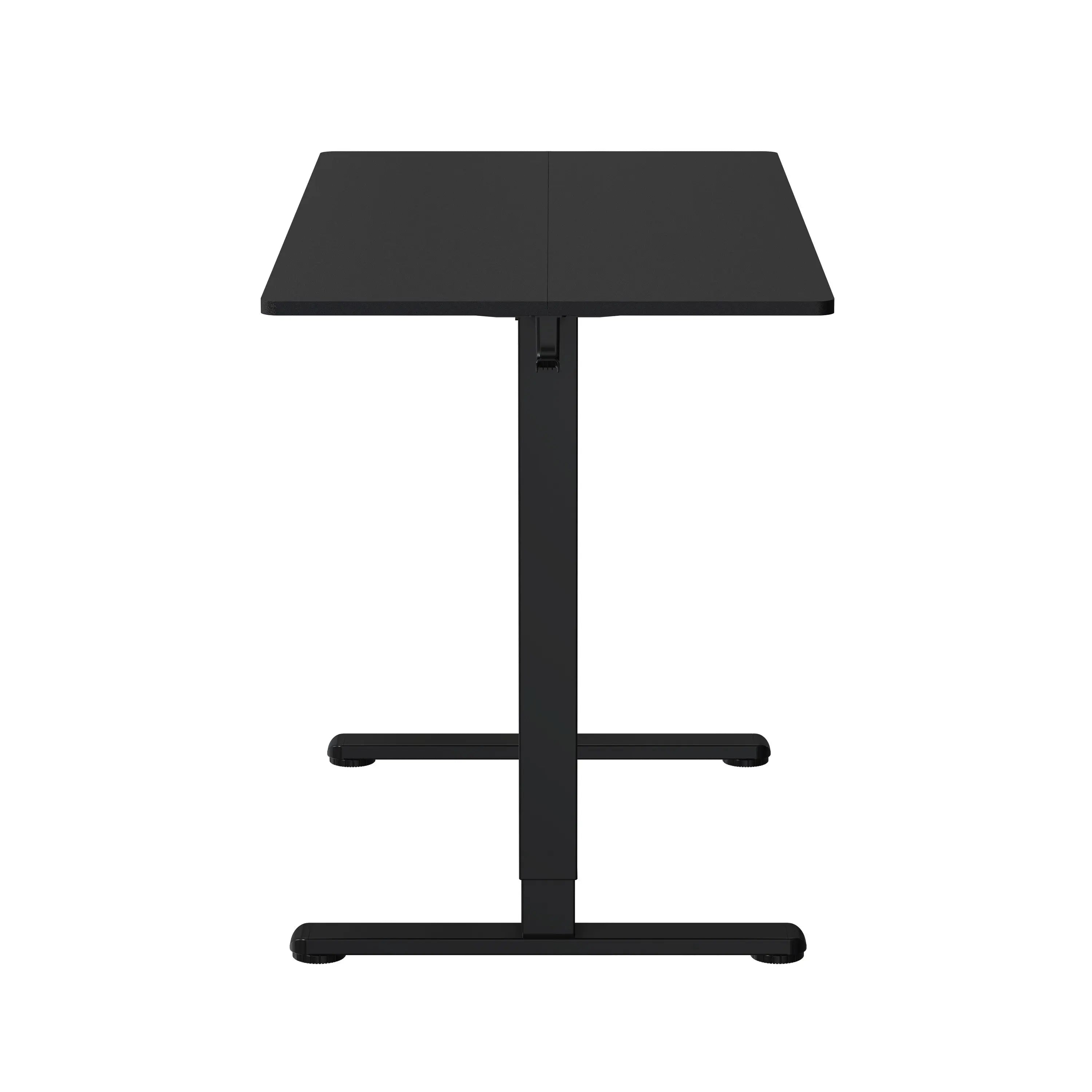 Adjustable Black Wood and Stainless Steel Standing Desk Homeroots