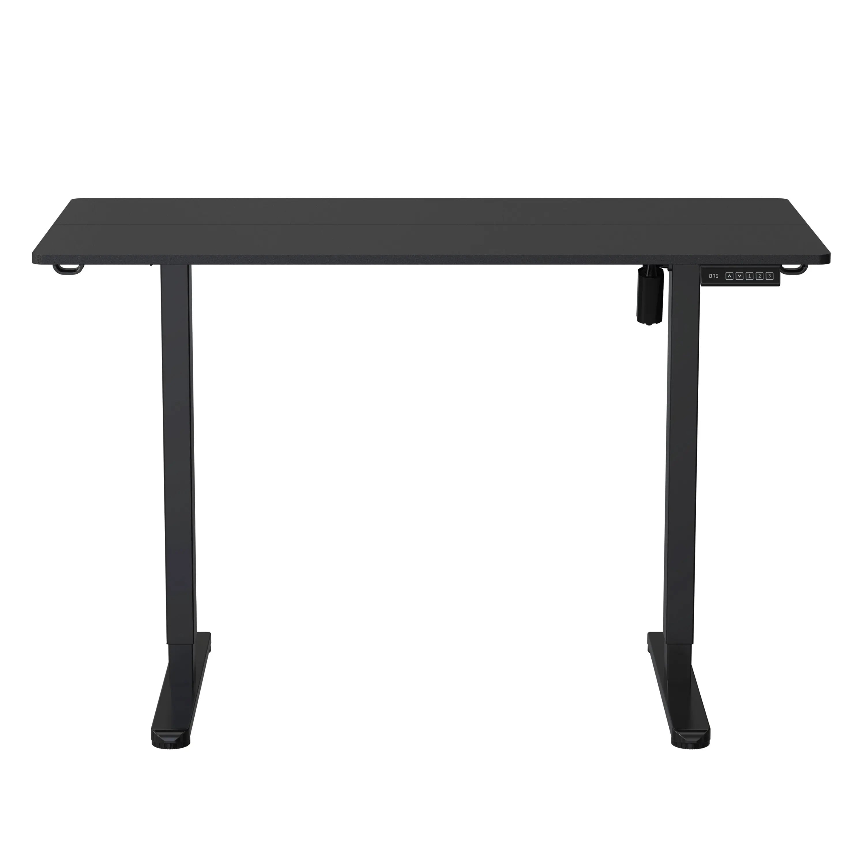 Adjustable Black Wood and Stainless Steel Standing Desk Homeroots